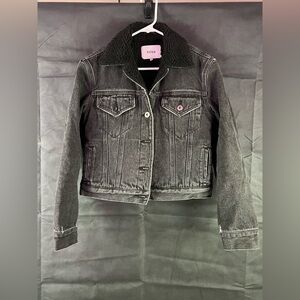 Pistola Black Sherpa Lined Denim Jacket XS